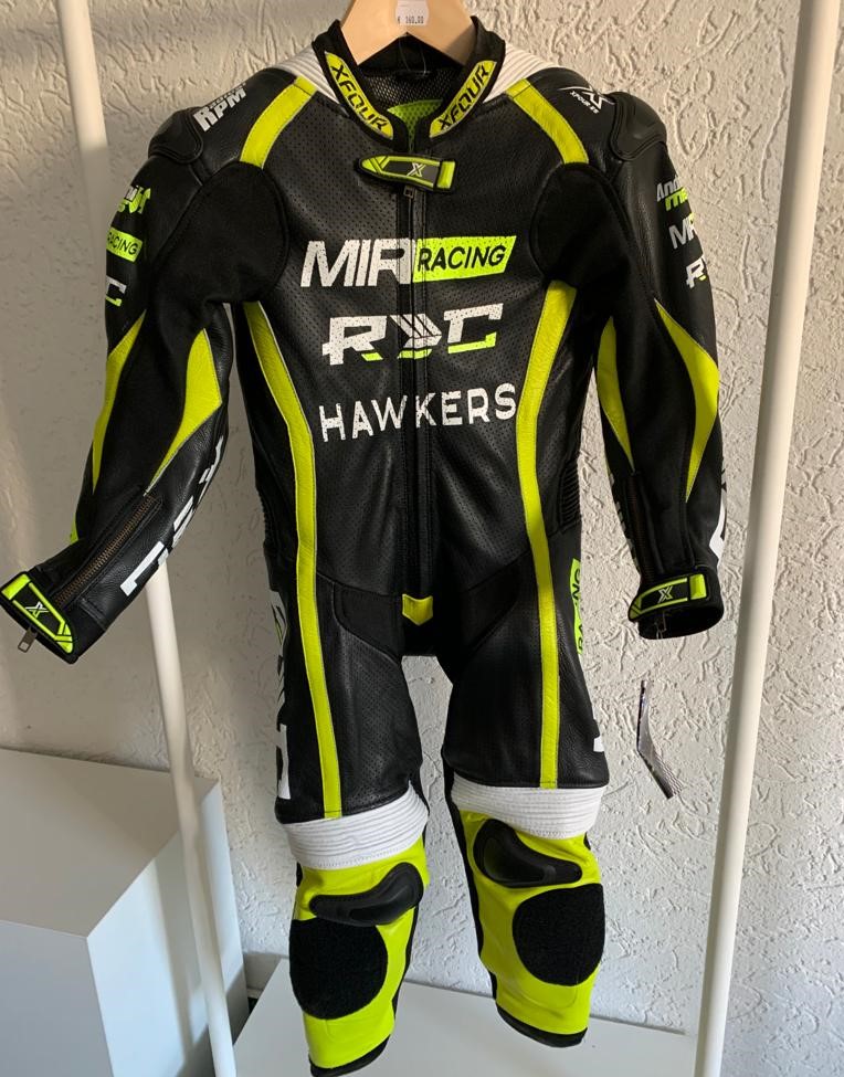 Lederkombi schwarz / gelb Lederkombi schwarz / gelb