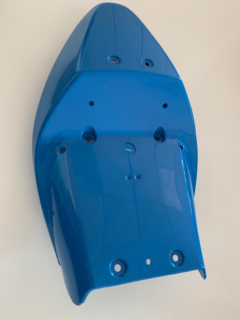 Sitzbank blau